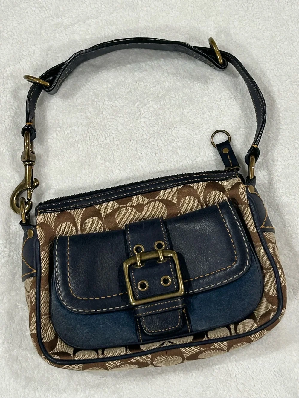 COACH Vtg Y2K Signature Legacy Soho Special  Edition Shoulder Bag Purse 7061